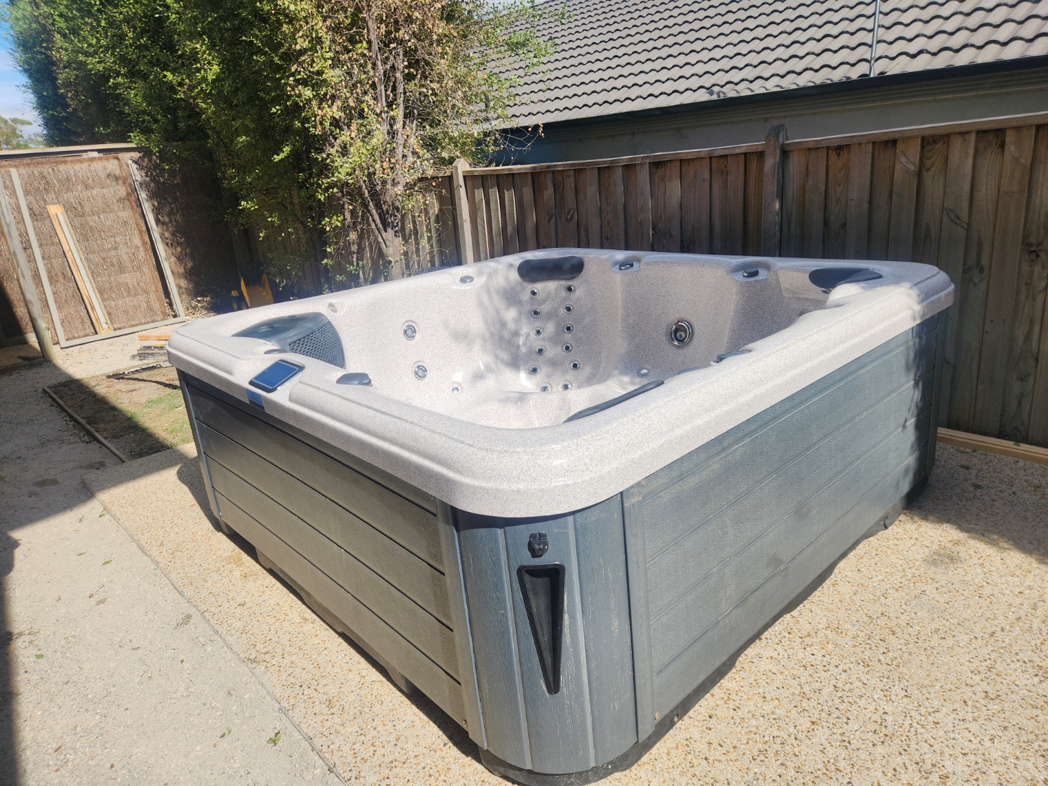 Spa removal Melbourne backyard deck